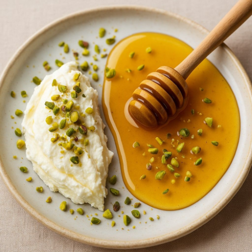 Kaymak And Honey