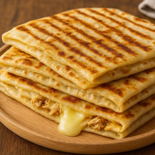 Cheese With Chicken Pancake