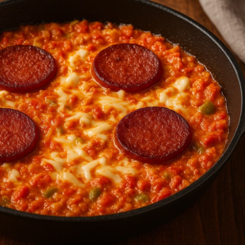 MENEMEN With Turkish Spicy Sausage and Cheese