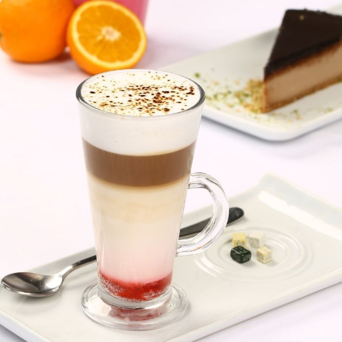 Latte Macchiato With Aroma
