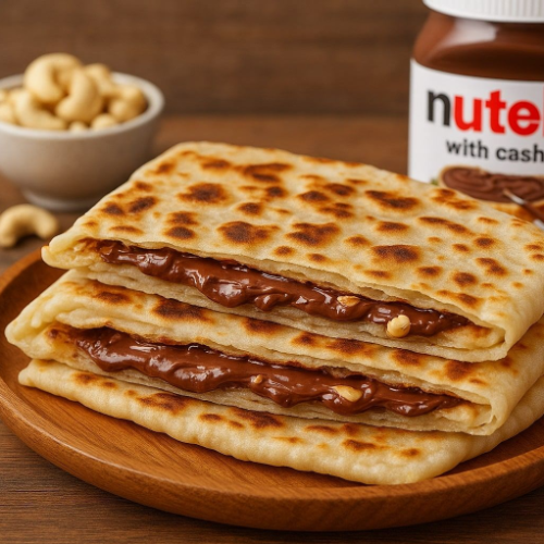 Nutella Pancake With Cashew